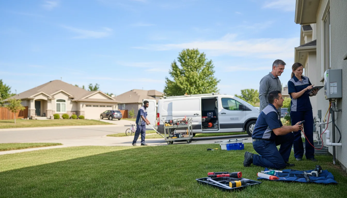 Tankless water heater service in Moreland, GA